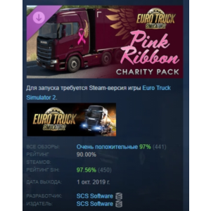 Euro Truck Simulator 2 - Pink Ribbon Charity Pack STEAM