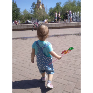 Выкройка: детские шорты на лямках рост 98 см