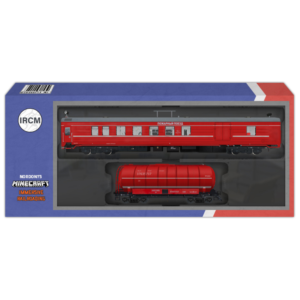 Пожарный поезд для игры Minecraft