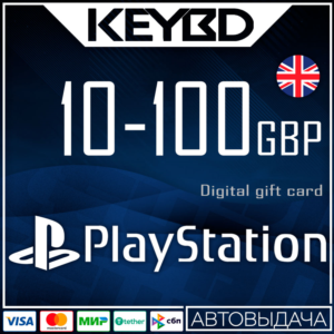 🔰Playstation Network PSN🔵10-100 GBP Фунтов (UK)
