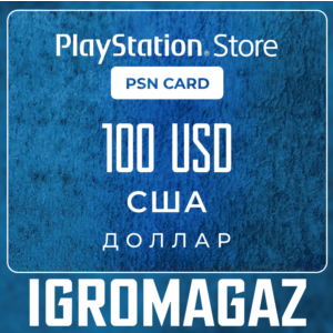 Карта PlayStation(PSN) 100$ USD (Долларов) 🔵США