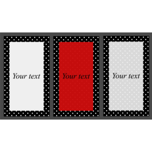 Шаблон 3 бизнес-карт клиенту, благодарение за покупку