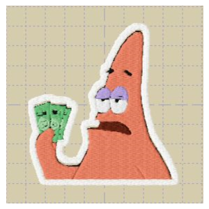 Дизайн машинной вышивки "Патрик"