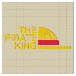 Дизайн машинной вышивки "Луфи"