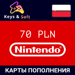 ✅Nintendo🔥Gift Card- 70 PLN 🇵🇱 (Польша) Без комиссии