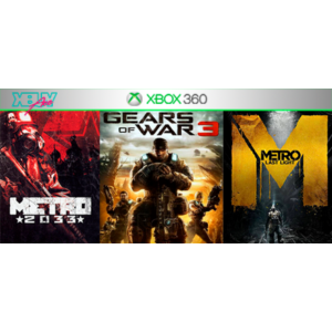 Gears of War 3 / Метро 2033 + Луч надежды  | XBOX 360