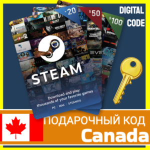 ⭐️СТИМ КАРТЫ⭐🇨🇦 Canada STEAM GIFT КОД Канада CAD CA