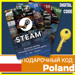 ⭐️СТИМ КАРТЫ⭐🇵🇱 Польша STEAM GIFT КОД PLN ПОПОЛНЕНИЯ