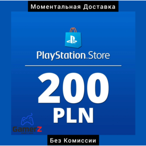 КАРТА PSN PLAYSTATION - 200 PLN zl ЗЛОТЫХ 🇵🇱🔥ПОЛЬША