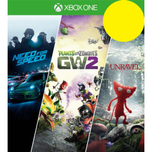 Семейный набор от EA (NFS, PvsZ 2, Unravel) XBOX Ключ🔑