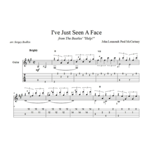I´ve Just Seen A Face (The Beatles) для гитары
