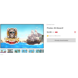 🎮 Pirates: All Aboard! 🔑 (Nintendo Switch KEY/USA)
