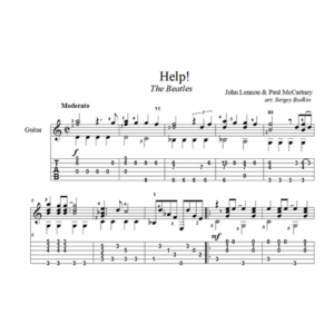 Help! (The Beatles) для гитары