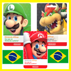 ⭐️ВСЕ КАРТЫ⭐🇧🇷Nintendo eShop Gift Card 100 - 750 BRL