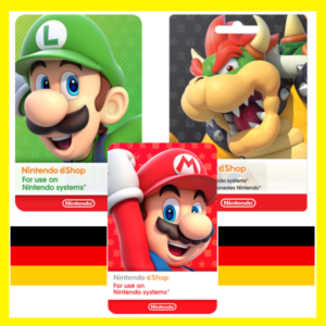 ⭐️ ВСЕ КАРТЫ⭐ 🇩🇪Nintendo eShop Gift Card 15-150 EURO