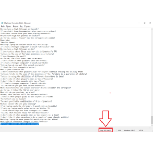 500 фраз чат ботов (Overwatch) EN