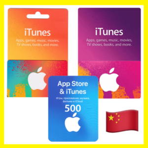 ⭐️ ВСЕ КАРТЫ⭐🇨🇳 App Store/iTunes 500-1000 CYN (Китай)