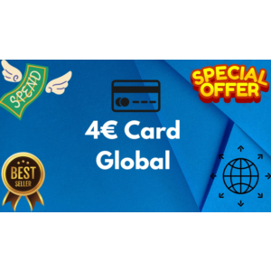 💶4€ Card Global🌎All Services/Subscriptions/Others✅