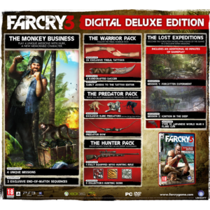 Far Cry 3 Deluxe Edition Ubisoft Key Region Free