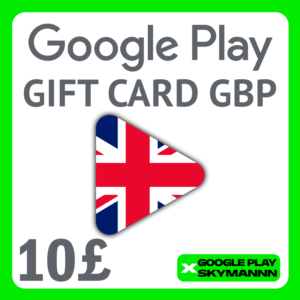 🟢Google Play Gift Card 10 GBP UK United Kingdom АВТО