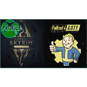 Skyrim Anniversary Edition + Fallout 4 G.O.T.Y Xbox One