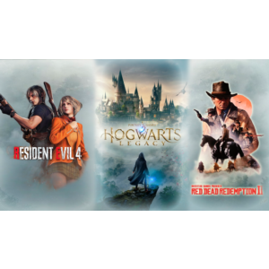 ✅ Hogwarts Legacy + RDR 2 + Residet Evil 4 (2023)