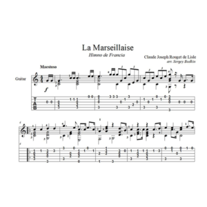 Марсельеза - Гимн Франции - для гитары