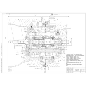 Чертеж Коробка передач УАЗ-3163 Dymos