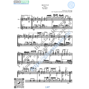 Розита (Ноты для 2-х гитар)