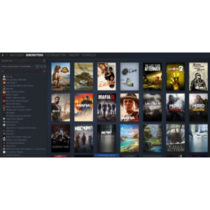 Аренда Стим аккаунта (110+ игр через Семейный доступ)