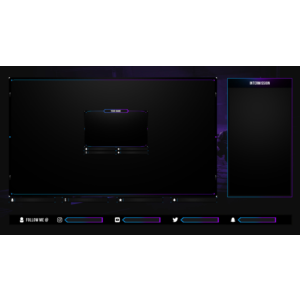 Заставки и оверлеи Twitch Photoshop Fortnite