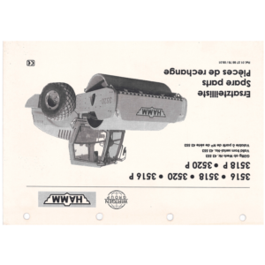 Каталог деталей Hamm 3516*3518*3520*3516Р*3518Р*3520Р