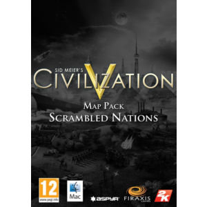 🔥Civilization V: Scrambled Nations Map РФ/СНГ💳0%💎🔥
