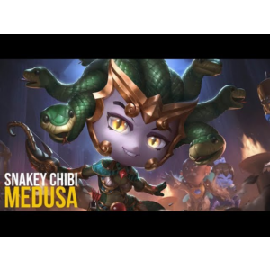 SMITE:  Medusa GOD + skin Snakey Chibi ( Region free )