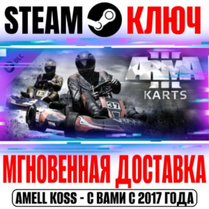 Arma 3 Karts Steam Ключ РФ+Мир +Бонус