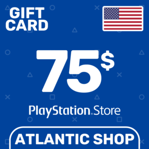 ⭐️Карта Пополнения PSN 75$ (USD) США