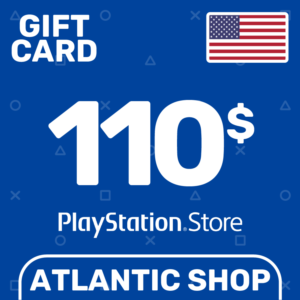 ⭐️Карта Пополнения PSN 110$ (USD) США