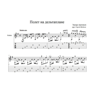 Полет на дельтаплане (В.Леонтьев) для гитары