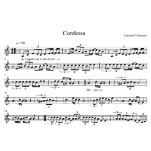 Adriano Celentano-Confessa (вокальная партия Amoll)