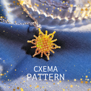 Схема для бисера: Солнце №2 ☀️ RU|EN