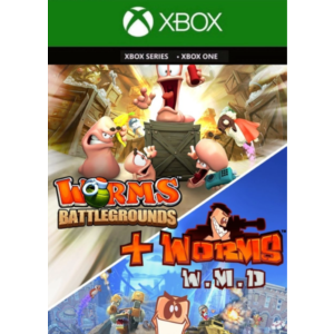 WORMS BATTLEGROUNDS + WORMS W.M.D ✅XBOX КЛЮЧ