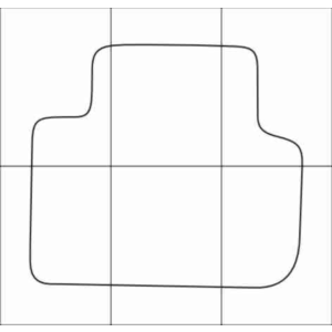 ALFA ROMEO 147 2000-10 Электронные лекала автоковриков