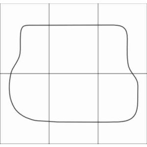 AUDI A6 1998-2004 Лекала автоковриков, векторные