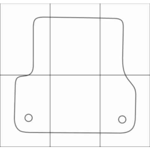 AUDI A6 2011-- Лекала автоковриков, векторные