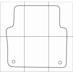 AUDI A8 2002-2010 Лекала автоковриков, вектор