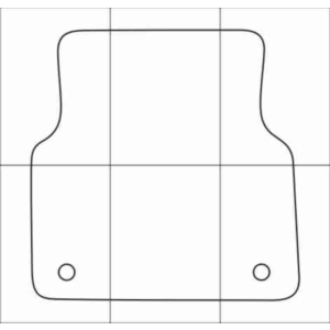 AUDI A8 2013-- Лекала автоковриков, вектор