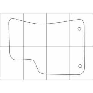 AUDI TT 2006-- Лекала автоковриков, векторные