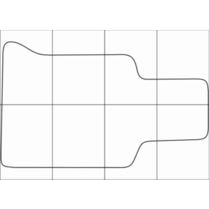 BMW 3 E-36 1991-1998 Лекала автоковриков, векторные