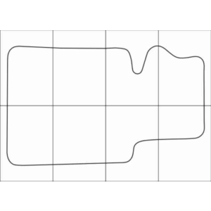 BMW 3 Е-46 1998-2006 Лекала автоковриков, векторные