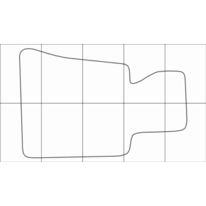 BMW 5 Е-39 1995-2003 Лекала автоковриков, векторные